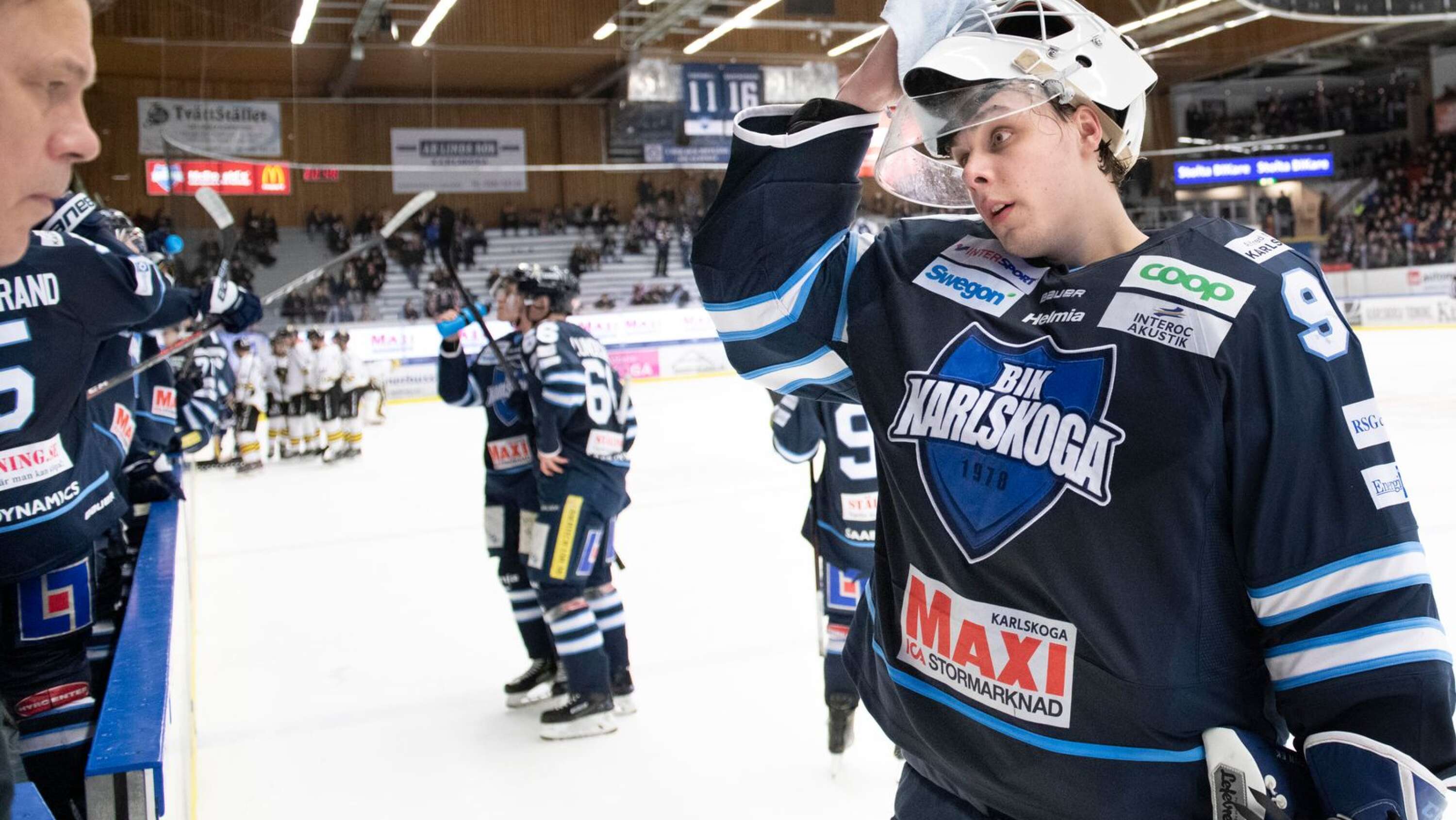 Olle Eriksson avslutade spelet i Sverige med 16 matcher i BIK Karlskoga förra vintern.