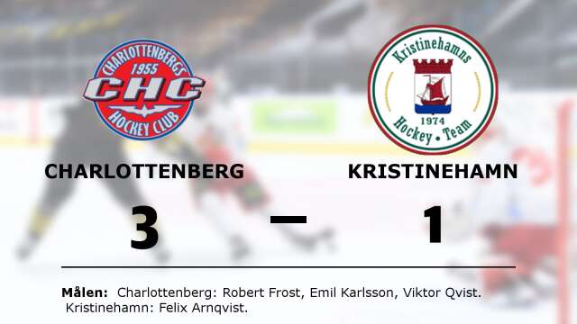 Charlottenbergs HC vann mot Kristinehamns HT