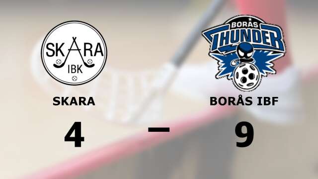 Skara IBK förlorade mot Borås IBF