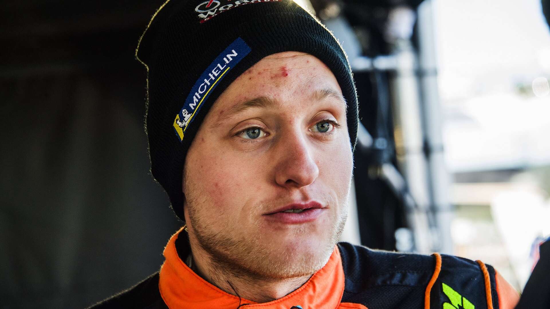 Dennis Rådström tar en paus från rallytävlandet. 