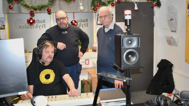 Carl-Martin Martinsson, Per Täppers och Anders Dahlström tror på Radio Fryksdalens framtid.