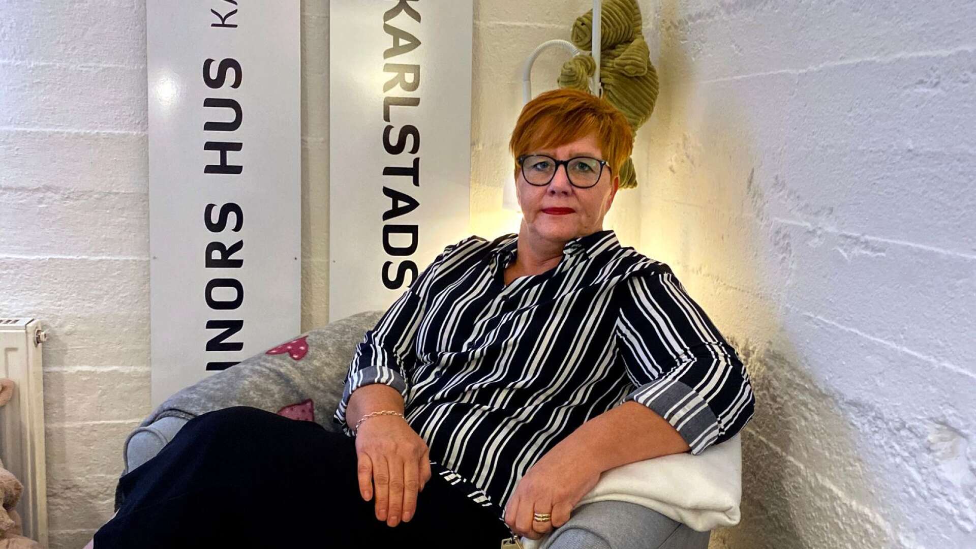 Gunsan Lundqvist-Karlsson, ny verksamhetschef på Alla kvinnors hus i Karlstads kvinnojour.