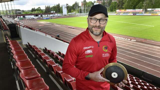Johan Engberg, här på Tingvalla IP, var nöjd med hur årets Karlstad GP gick. (Arkivbild)