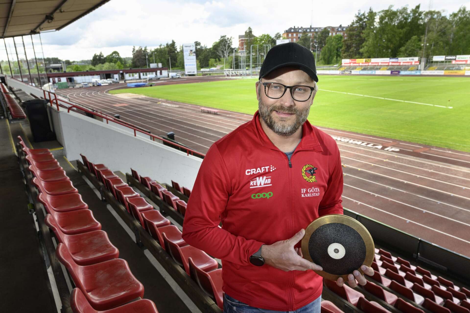 Johan Engberg, här på Tingvalla IP, var nöjd med hur årets Karlstad GP gick. (Arkivbild)