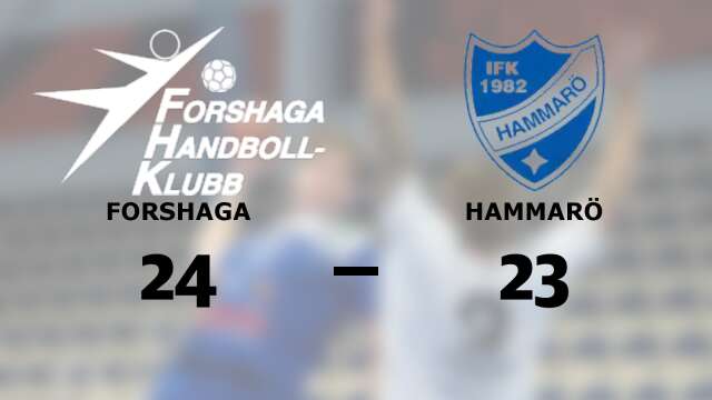 Forshaga HK vann mot IFK Hammarö