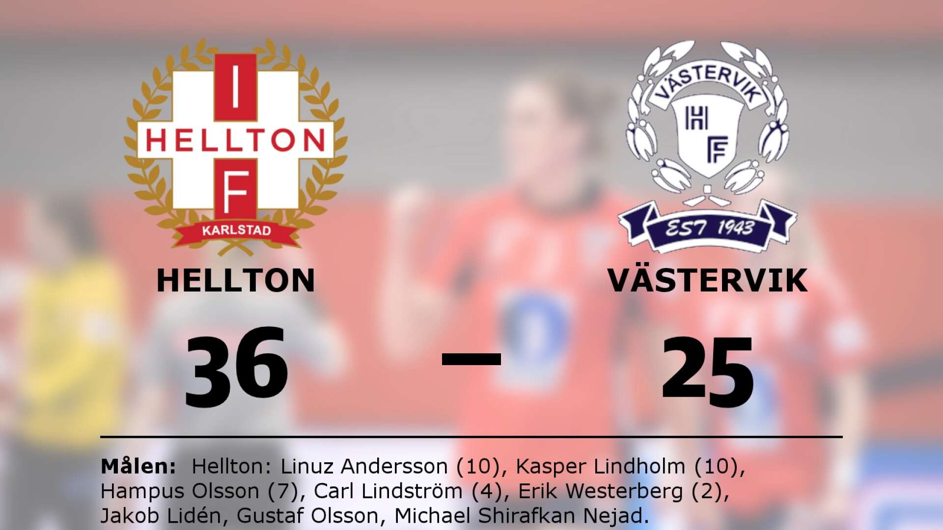 IF Hellton vann mot Västerviks HF