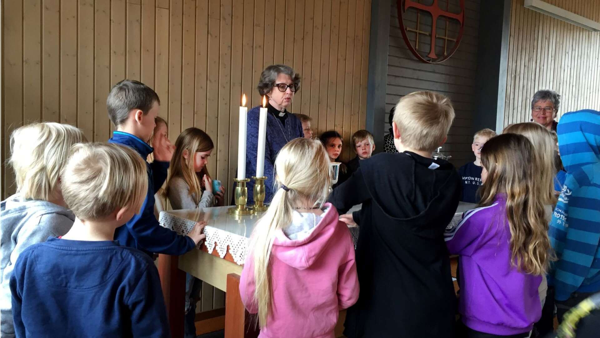 Kyrkorna i Skattkärr berättade om påskfirande.