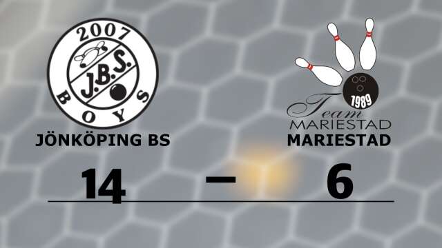 Jönköpings BS vann mot Team Mariestad