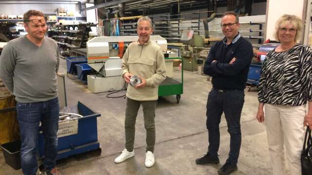 På Verkstadsbolaget berättade ägarna Henrik Landström och Lars Hartman om företagets positiva utveckling.