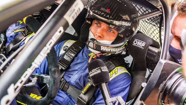Pontus Tidemand stod över Gran Canaria, men är nu tillbaka i rally-EM i Polen under helgen.