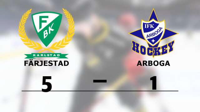Färjestad BK Junior vann mot IFK Arboga IK