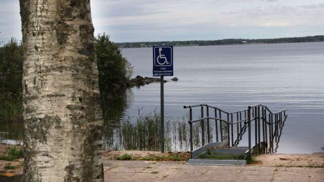  Översyn av handikappanpassning vid Ekudden badplats Vänern  utebad ramp rampen