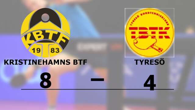 Kristinehamns BTF vann mot Tyresö BTK