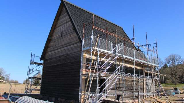 Rekonstruktionen av Södra Råda gamla kyrka.