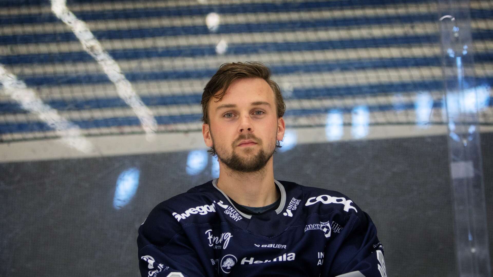 Gustaf Franzén – lagkaptenen som har förlängt sitt kontrakt över säsongen 2025–2026. 