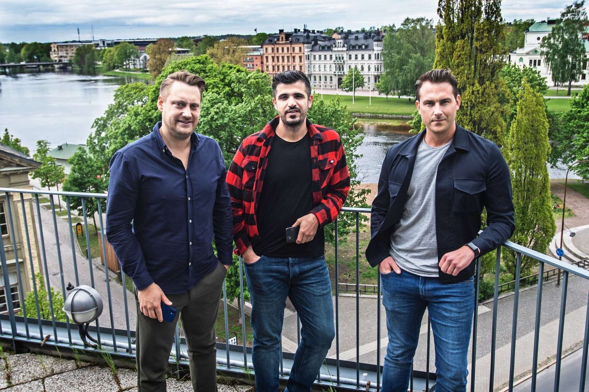 Daniel Malmqvist, Semir Hadiahmetagic och Niklas Frisk på Stepler satsar på produktutveckling av appen och en internationell satsning.