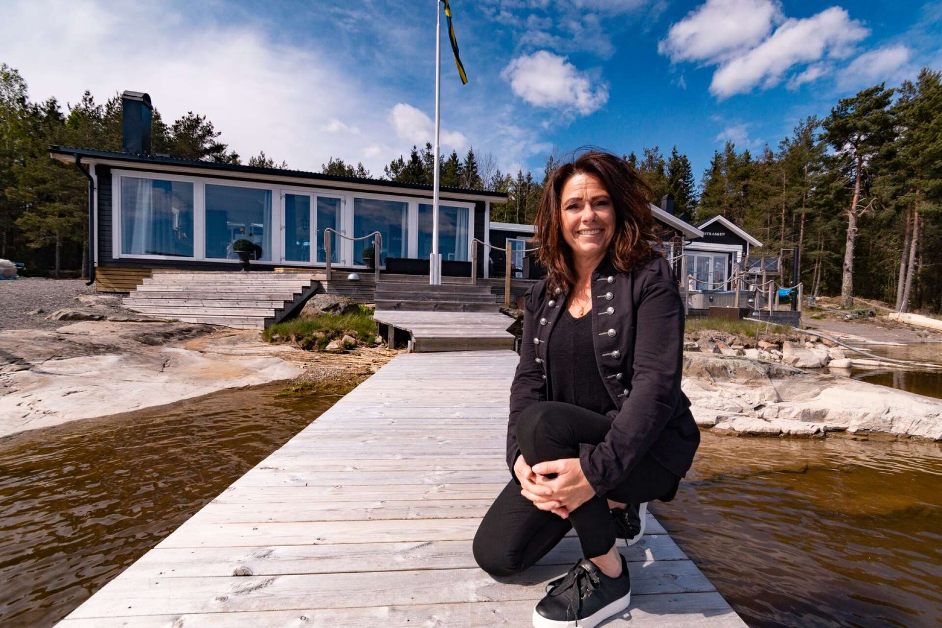 Annelie Rosenquist har drivit Paradisets spa på Gränsön i Tveta sedan 2014.