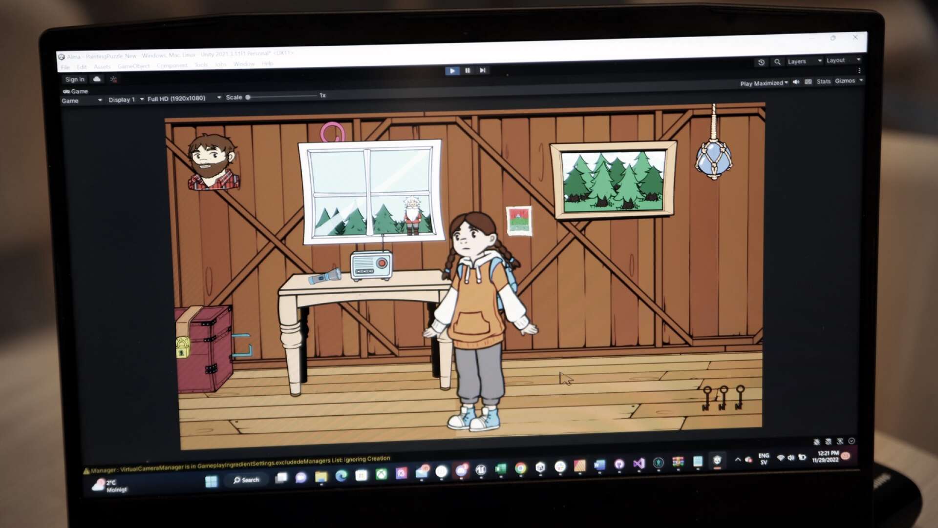 Datorspelet ska ge flickor i ung ålder möjlighet att relatera till en huvudkaraktär med autism och adhd.
