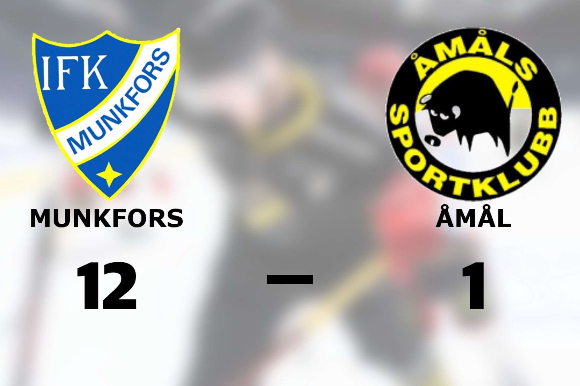 IFK Munkfors vann mot Åmåls SK