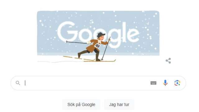 Ett team av illustratörer och ingenjörer ser till att Google-loggan ändras då och då. Under torsdagen föreställde den Karlstadsfödda skidpionjären Margit Nordin.