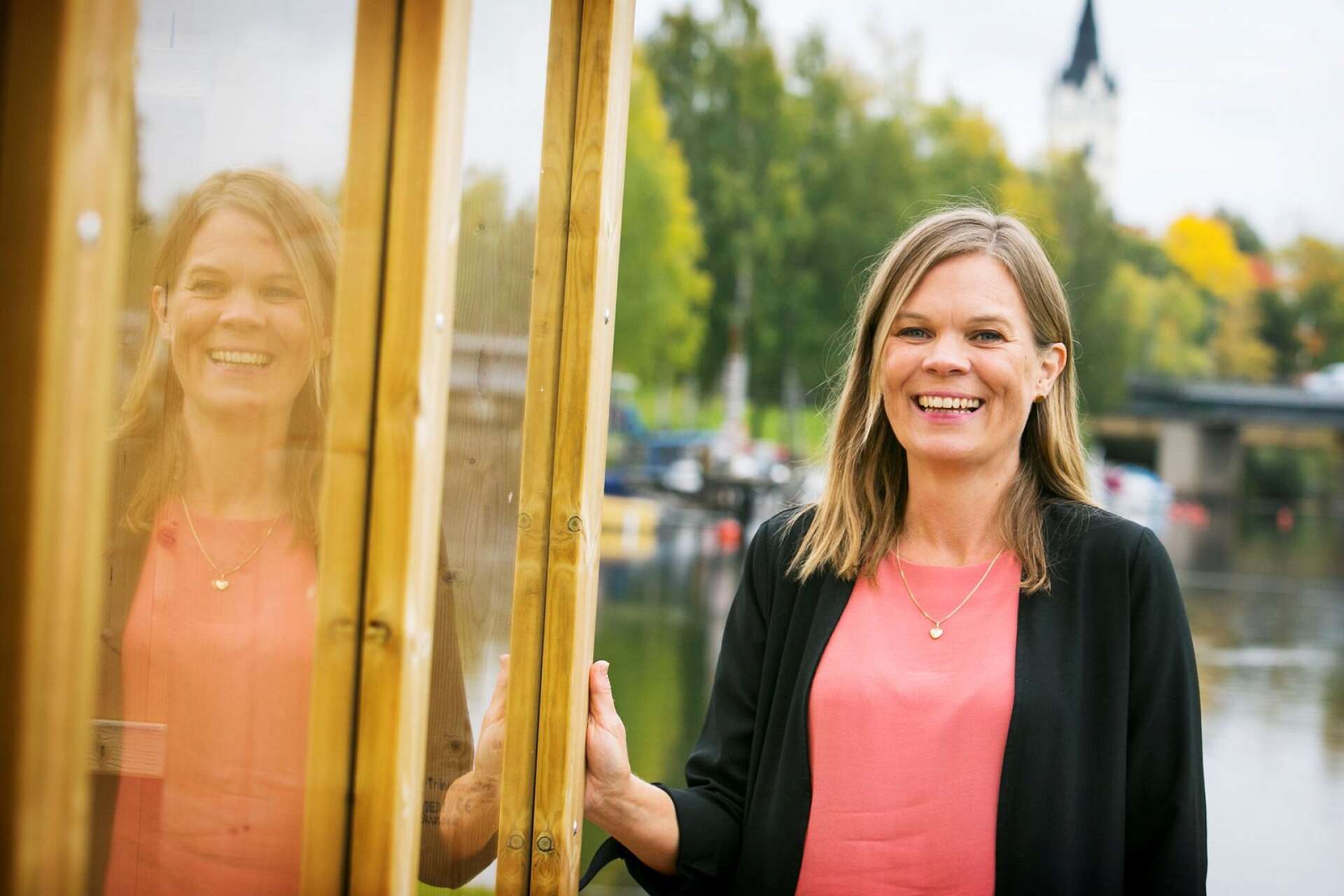Kristina Lundberg (C) är en av tre politiker i presidiet som nu granskar Sunne fastighets AB.