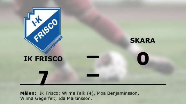 IK Friscopojkarna vann mot Skara FC