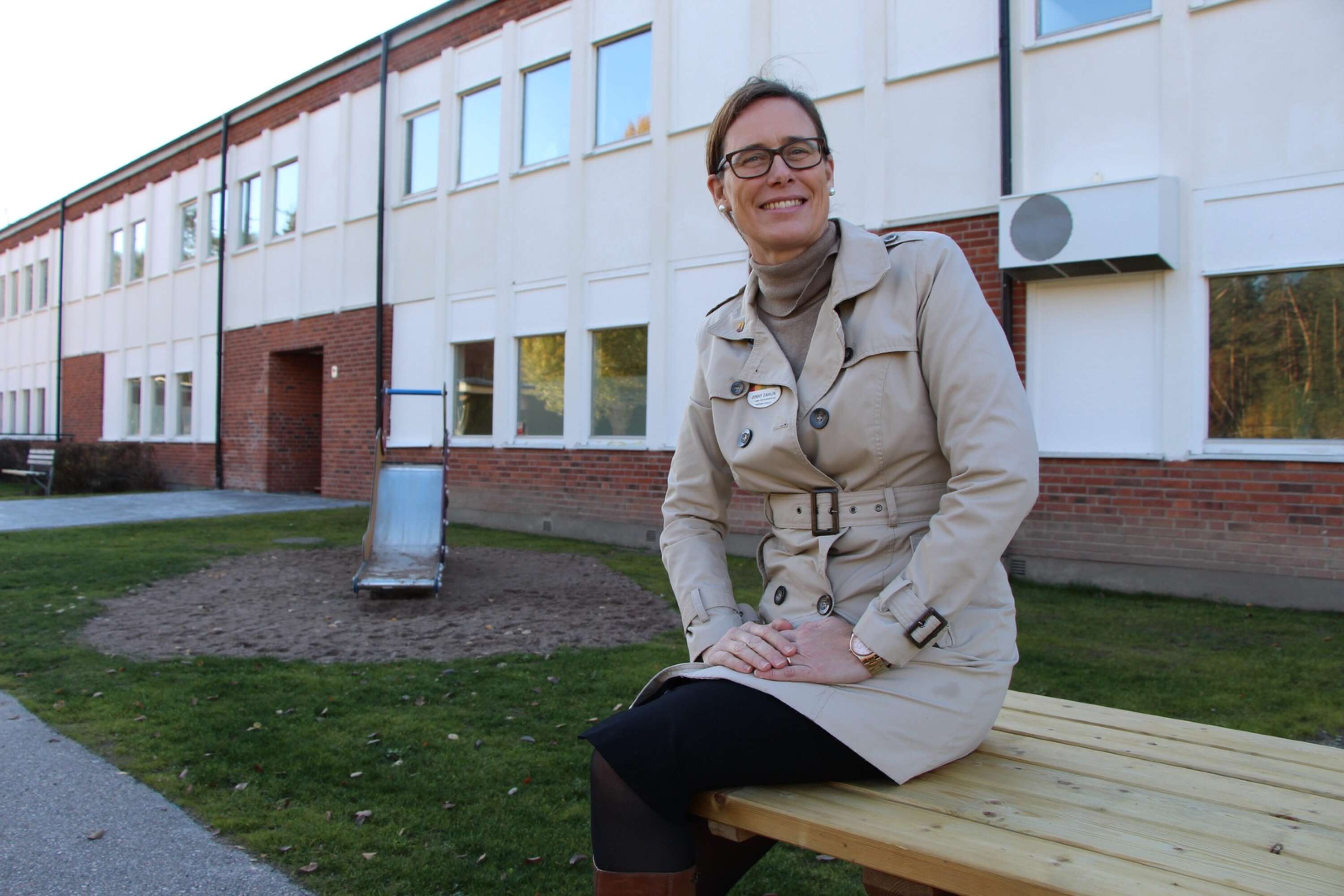 Jenny Dahlin som är skolchef i Hagfors kommun ser många möjligheter med ett lärcentrum