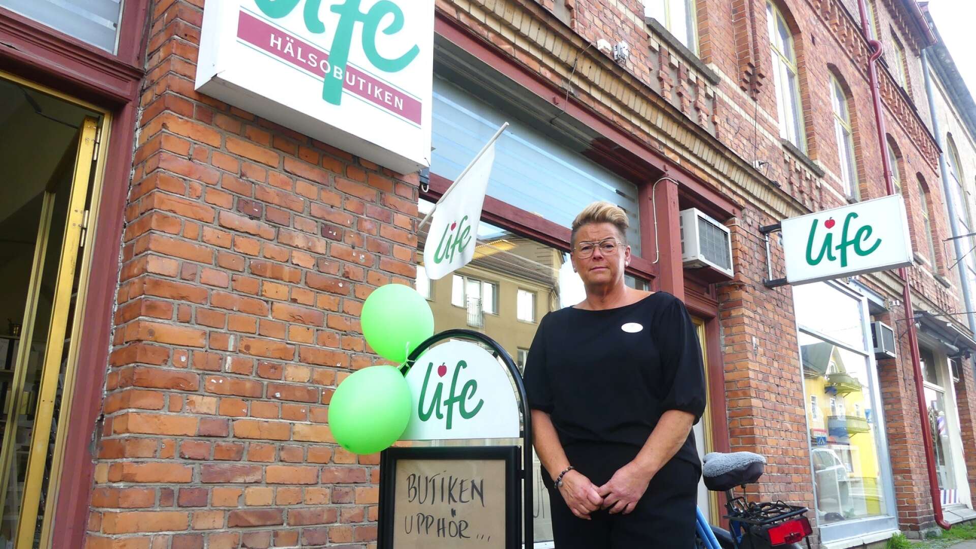 Ann-Sofi Björkman stänger Åmåls hälsokostbutik.