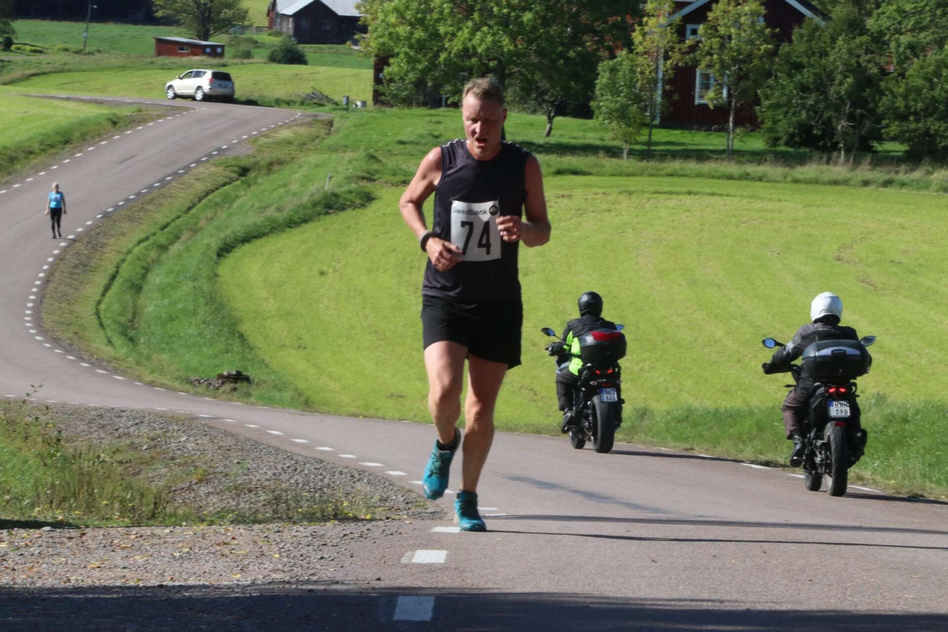 Patrik Svantesson från Trollhättans SOK var en 14 tappra som sprang 10 km. Han slutade på fjärde plats.