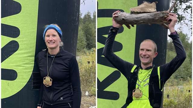 Sofia Johansson och Simon Danielsson sprang i över 15 timmar och avverkade en distans av drygt tre maraton.