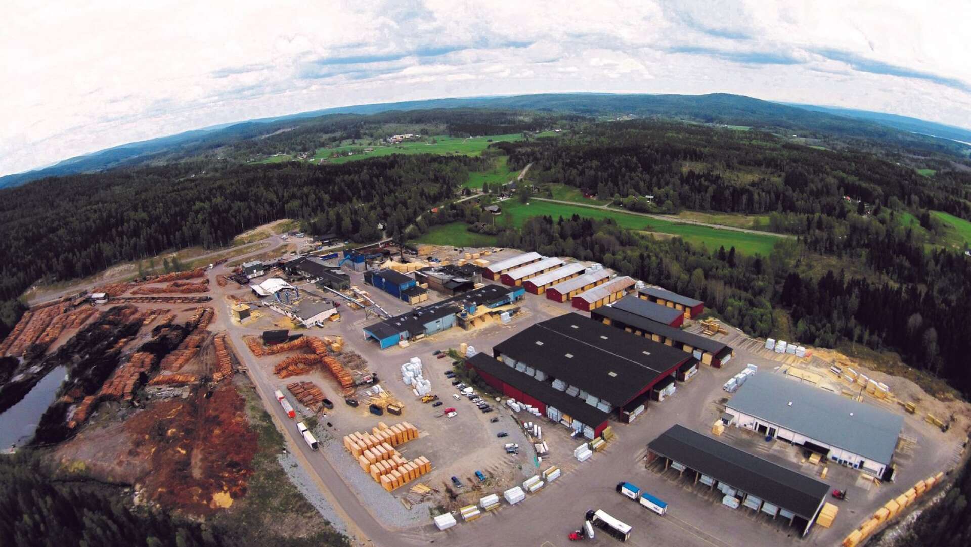 2018 blev ett rekordår för sågverket Hilmer Andersson, Lässerud, Eda kommun.