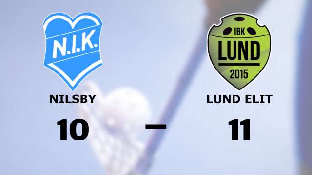 Nilsby IK förlorade mot IBK Lund