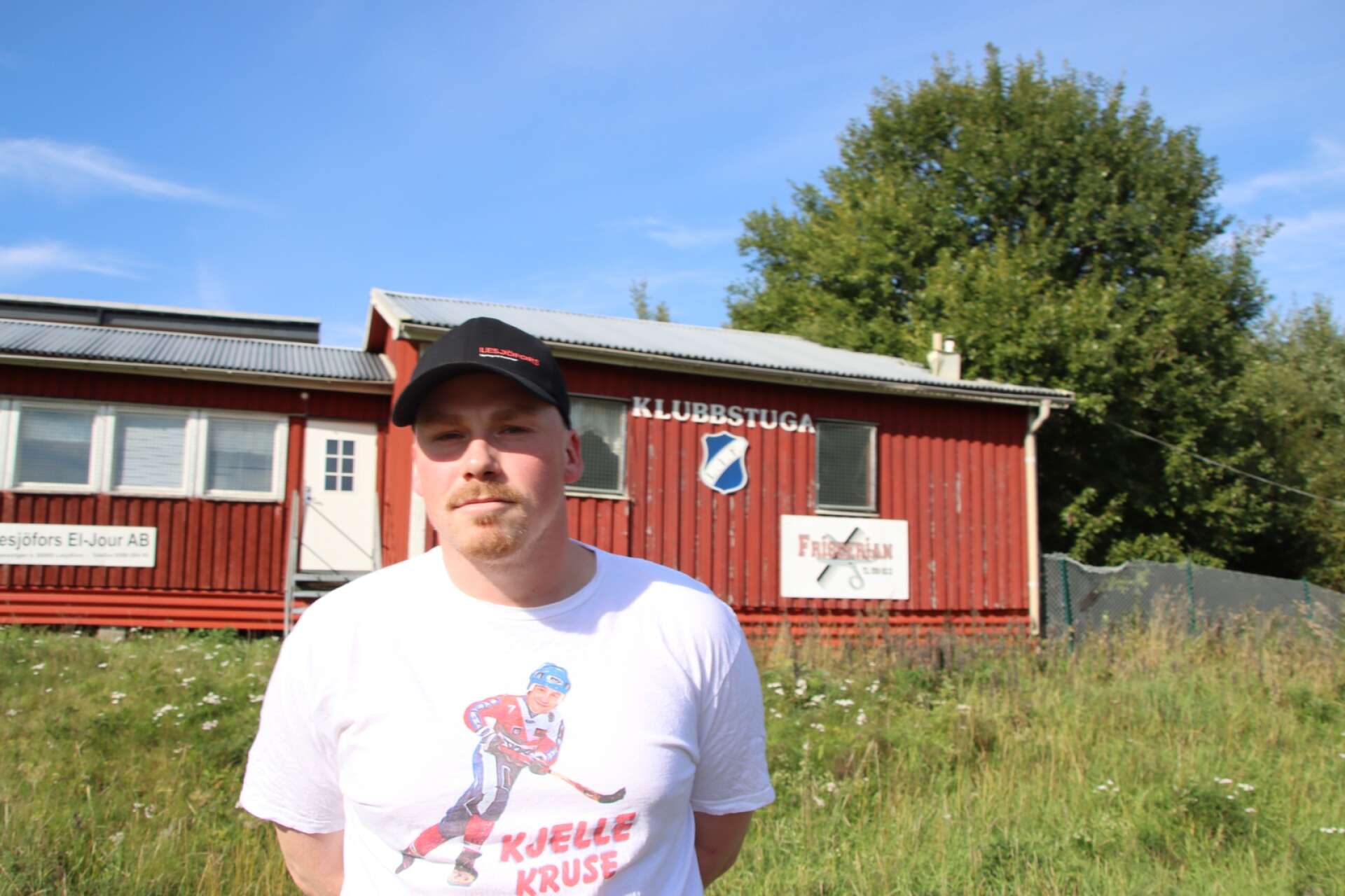 Jesper Gjermandsen ingår i en arrangörsgrupp som har jobbat med Lesjöfors IF:s kommande jublieumsår.