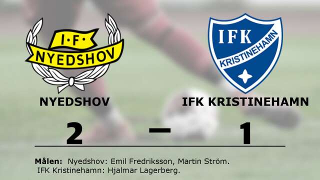 IF Nyedshov vann mot IFK Kristinehamn Fotboll
