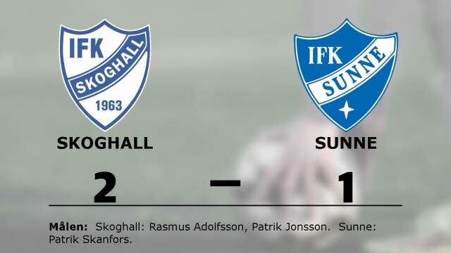 IFK Skoghall vann mot IFK Sunne