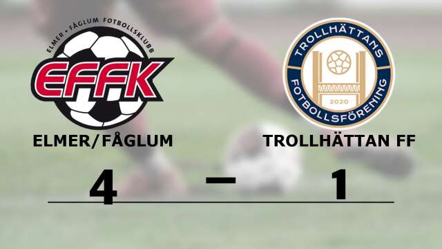 Elmer/Fåglums FK vann mot Trollhättans FF