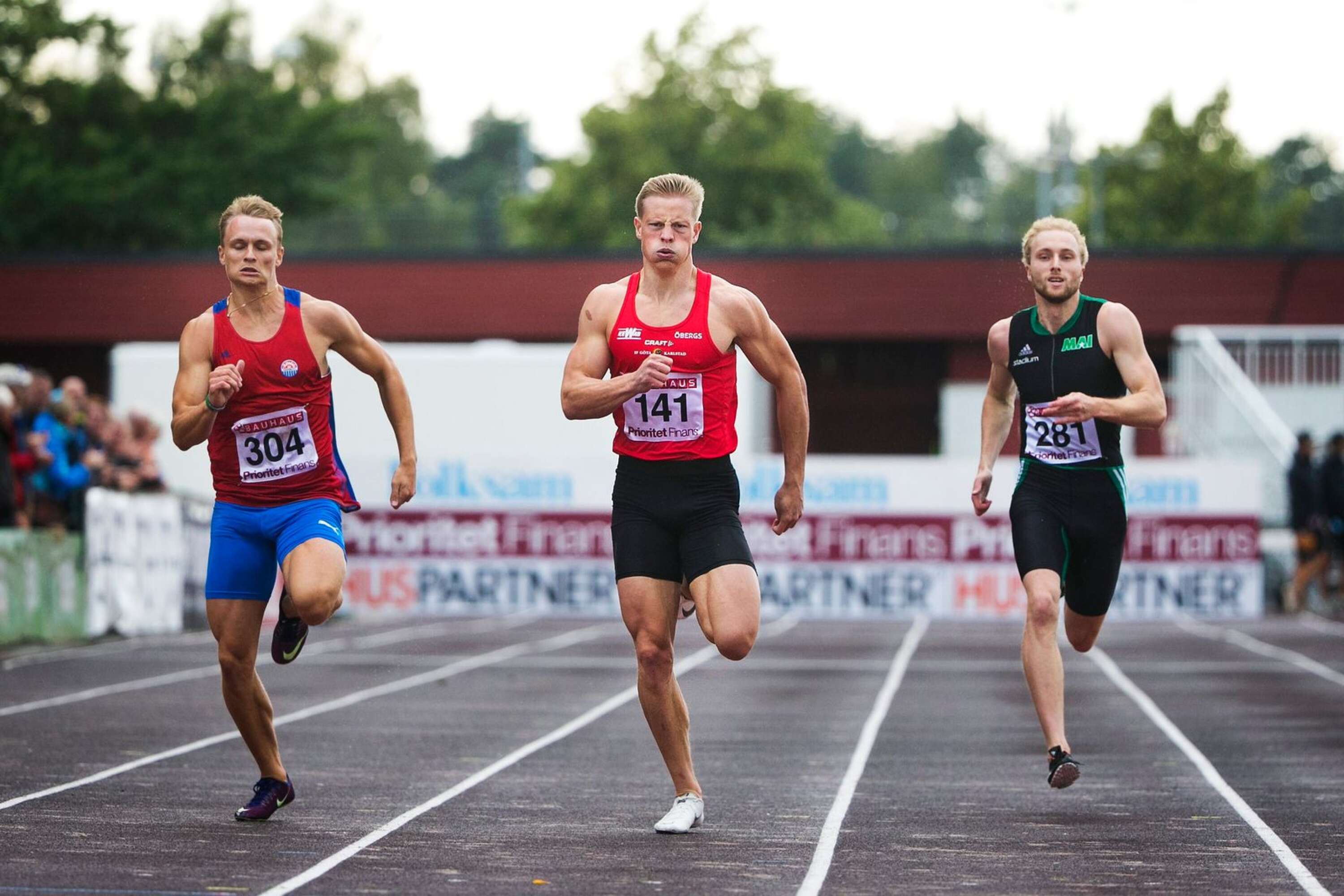 Henrik Larsson vann både 100 och 200 meter i SM på Tingvalla förra säsongen.