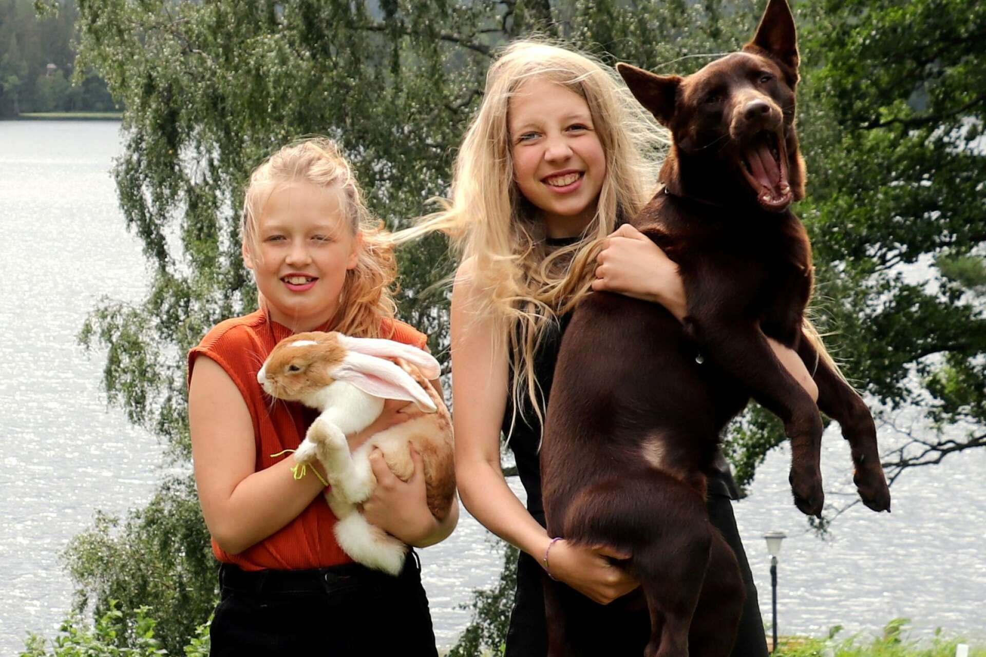 Alma och Juni äskar djur och ser positivt på flytten till Värmland. 