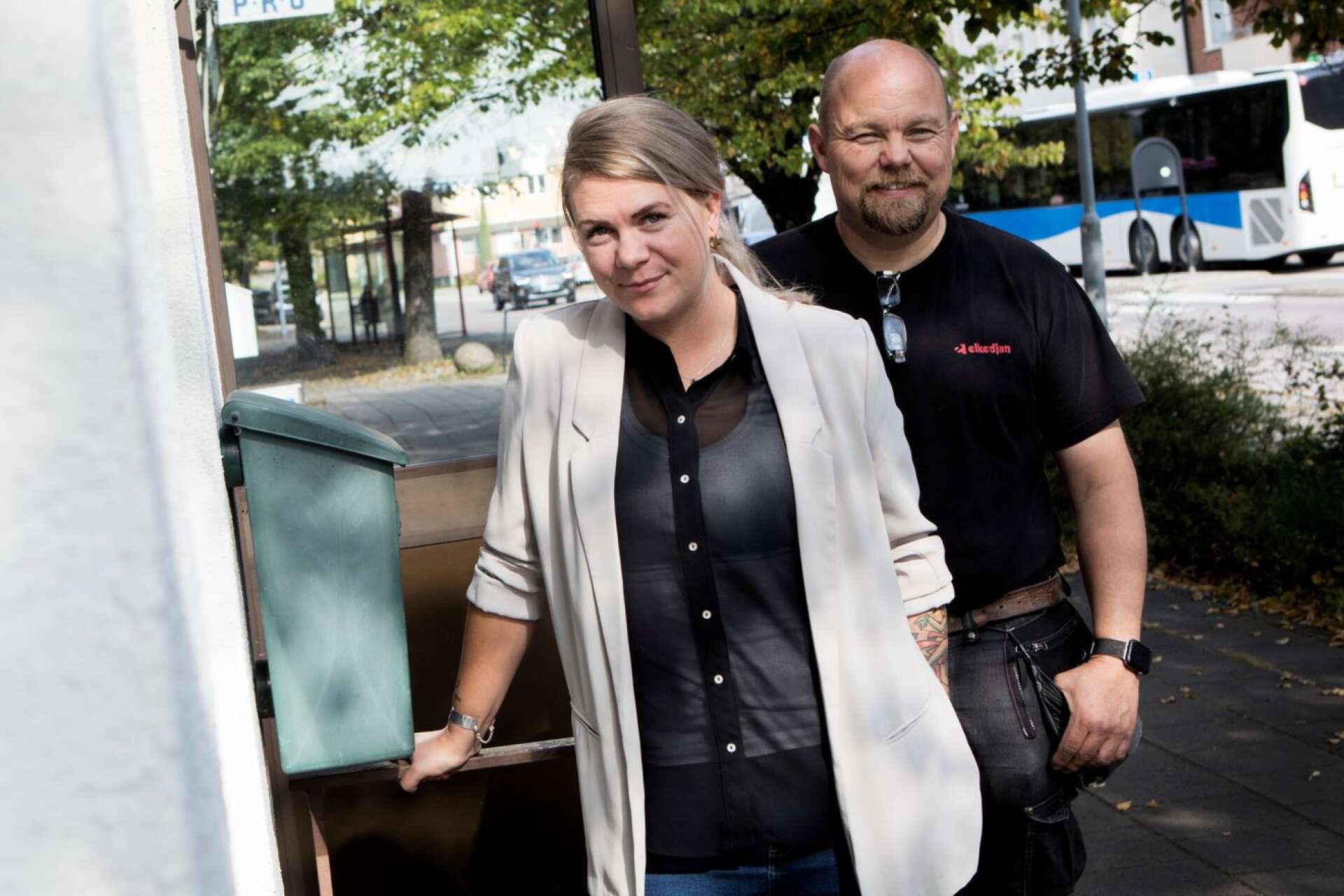 Johanna Svärd och Patrik Renberg , Socialdemokraterna i Degerfors.