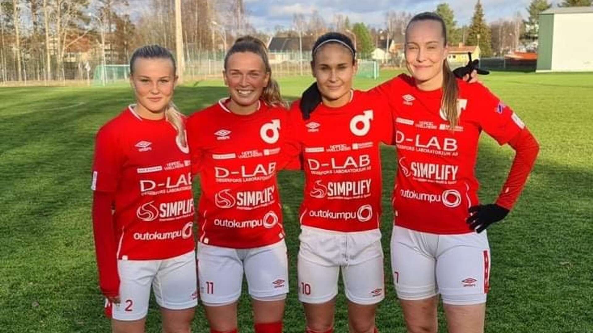 Ida Mattsson, Maja Edlund, Jessica Karlsson och Emilia Dahlström gjorde målen mot Malung. 