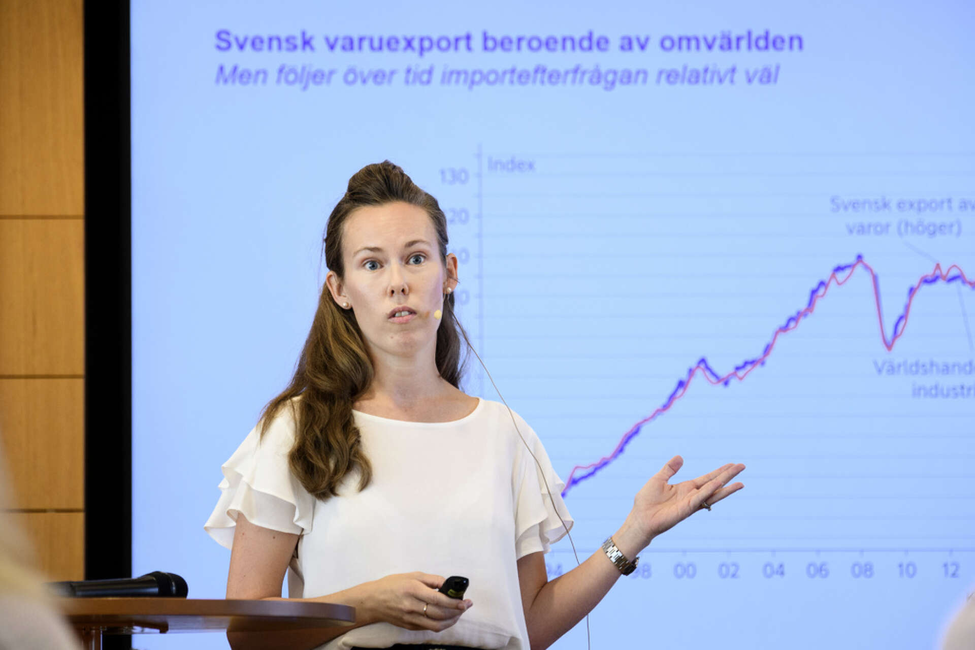 Susanne Spector, analytiker på Nordea, tycker SCB-statistiken är intressant. Arkivbild.