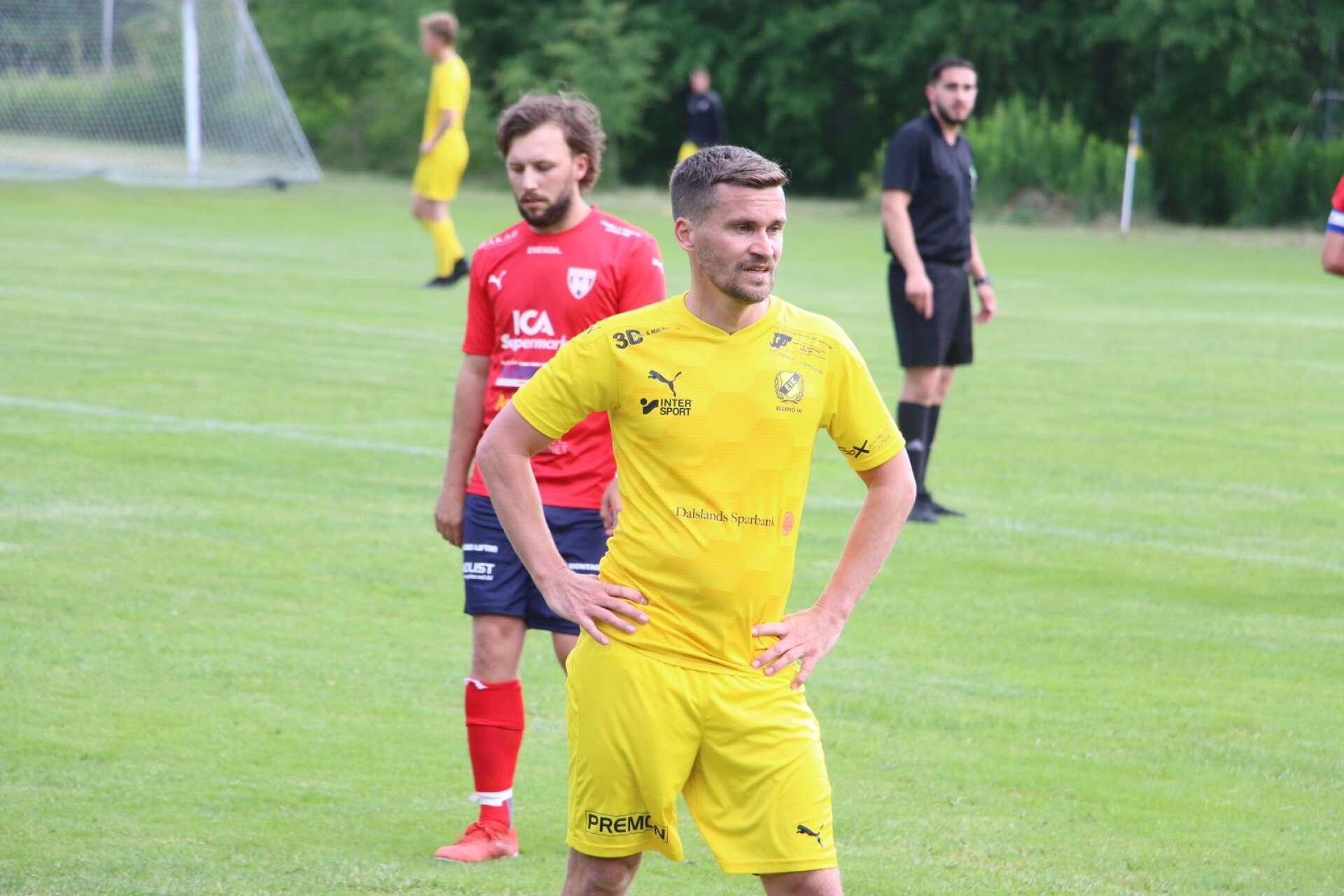 Christofer Jansson gjorde mål för sitt Ellenö IK, men det blev förlust med 1–2.