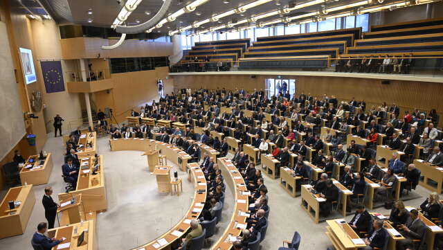 Riksdagen röstade ja till Moderatledaren Ulf Kristersson som ny statsminister.