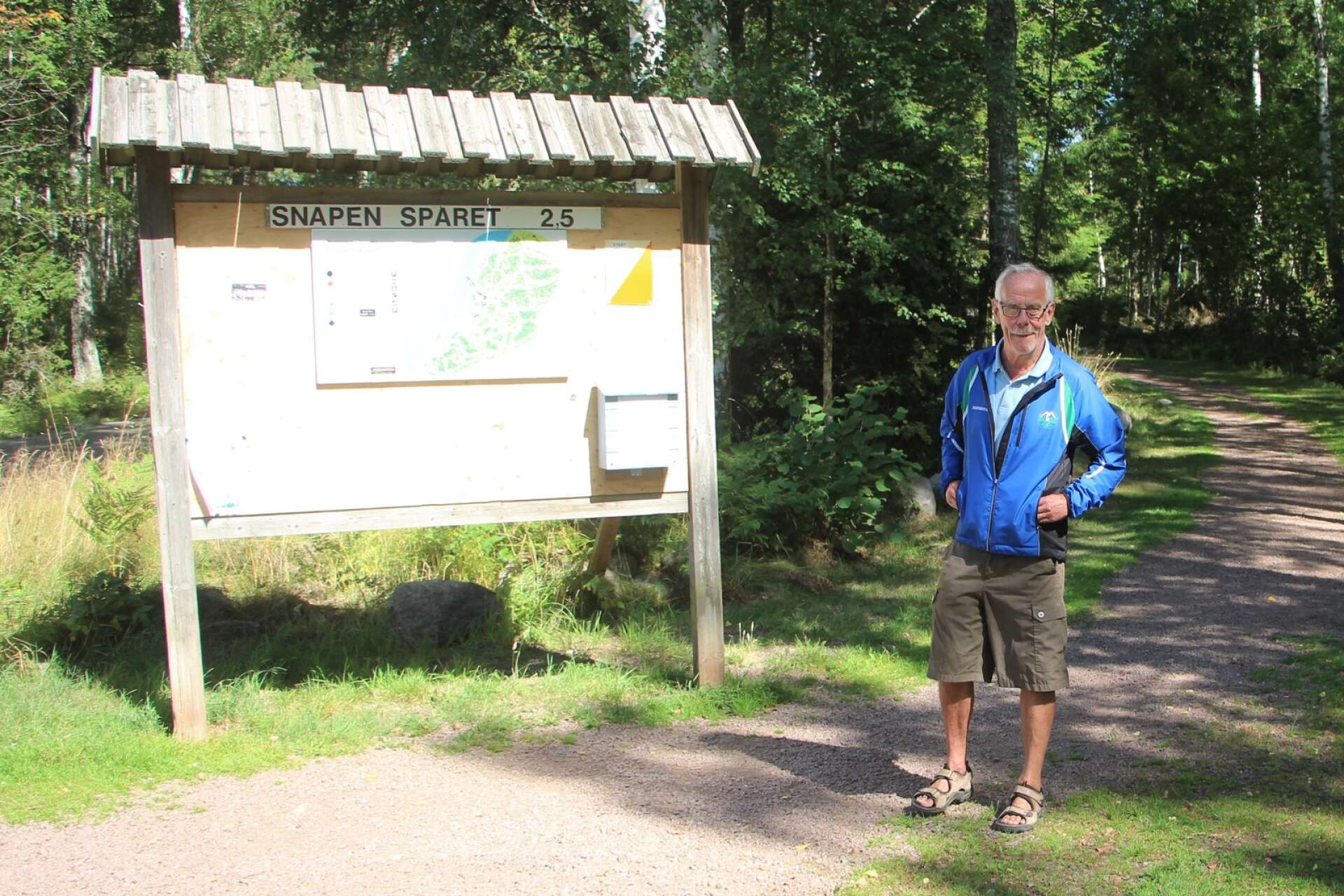 Nu har det nya trailspåret vid Snapens friluftsområdet i Mariestad varit i bruk under sommaren. Håkan Lööf och Mariestads FK har märkt att spåret används flitigt när man skyltat upp ordentligt.