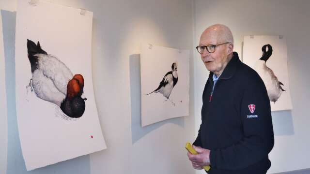 Galleristen Jörgen Persson ser fram emot utställningen.
