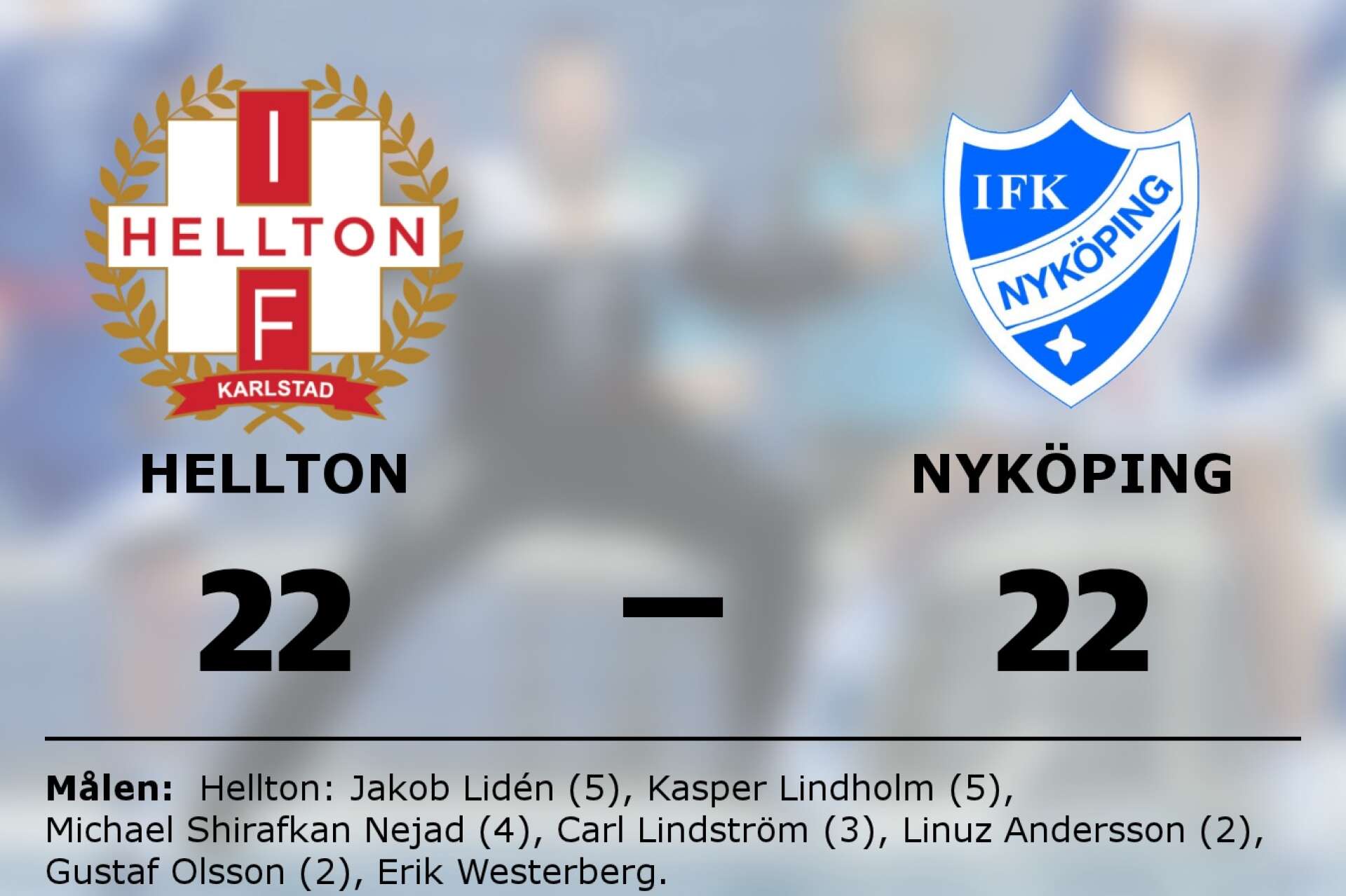 IF Hellton spelade lika mot IFK Nyköping
