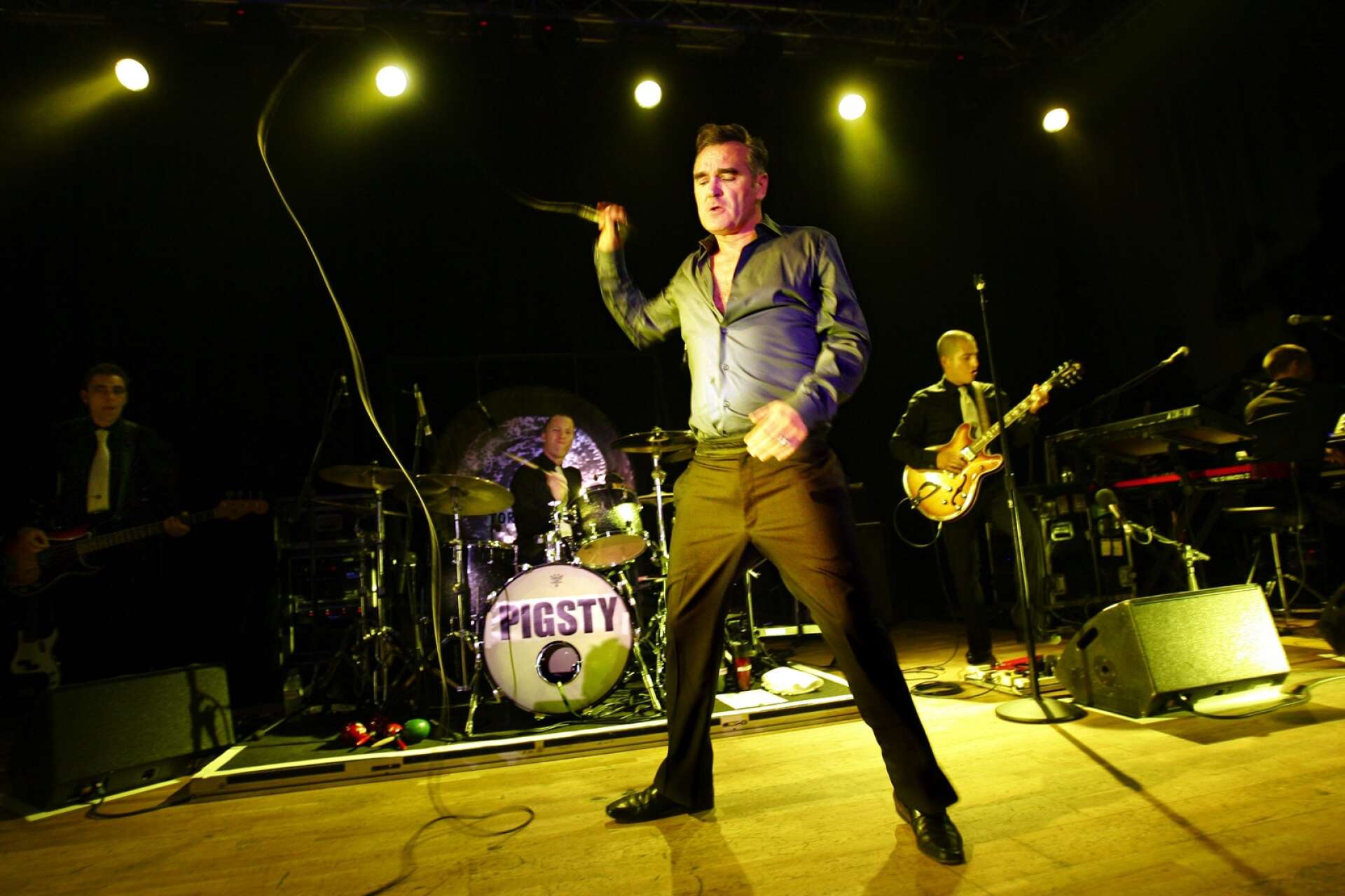 Morrissey spelade på Nöjesfabriken 2006.
