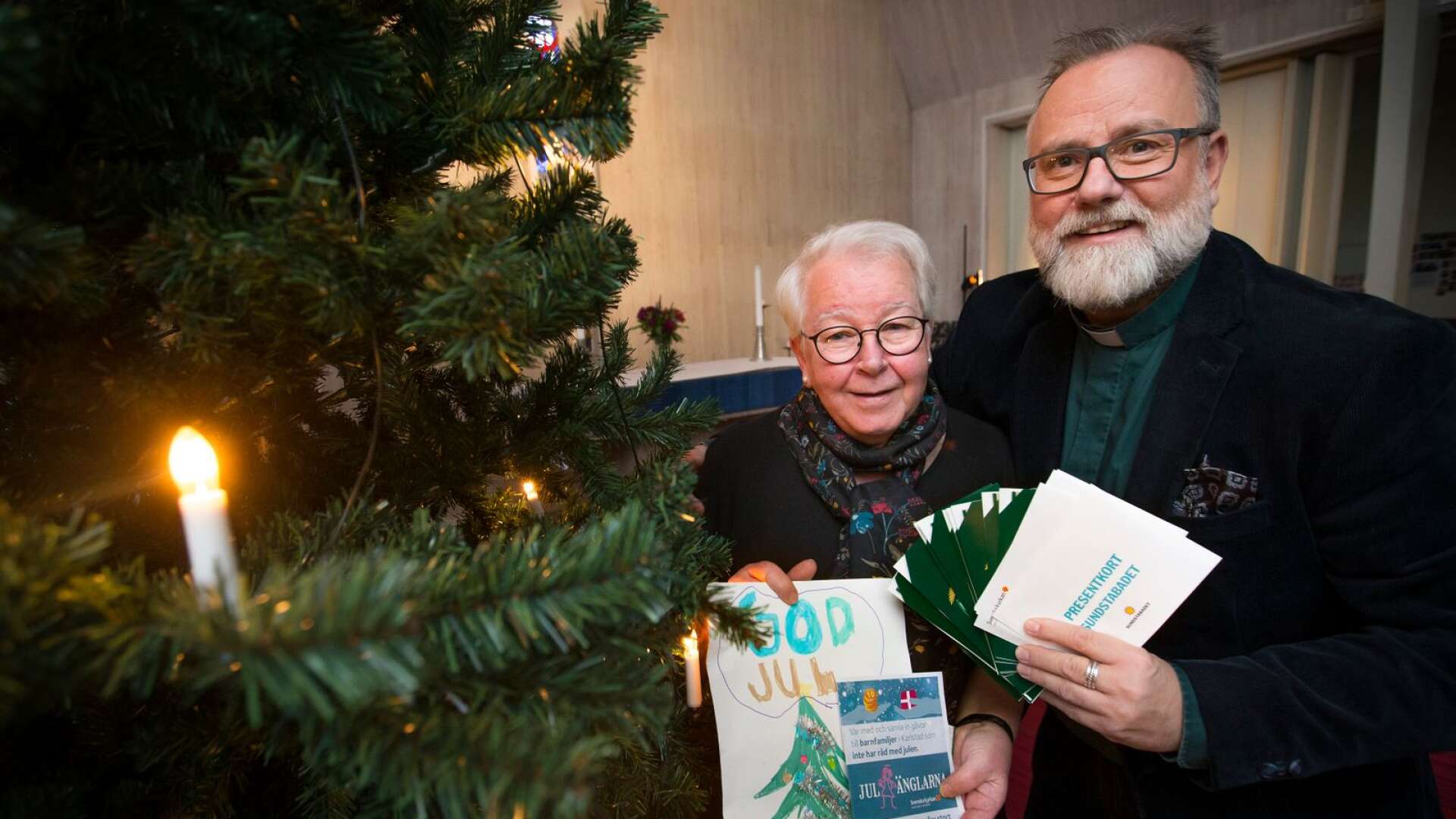 Bibbi Selldén, diakon i Västerstrands församling, och Lars Söderberg, diakon i i Karlstads domkyrkoförsamling, är engagerade i Julänglarna. Julänglarna ser till att barn vars familjer har det svårt ekonomiskt får möjlighet att fira en &quot;vanlig&quot; jul. 