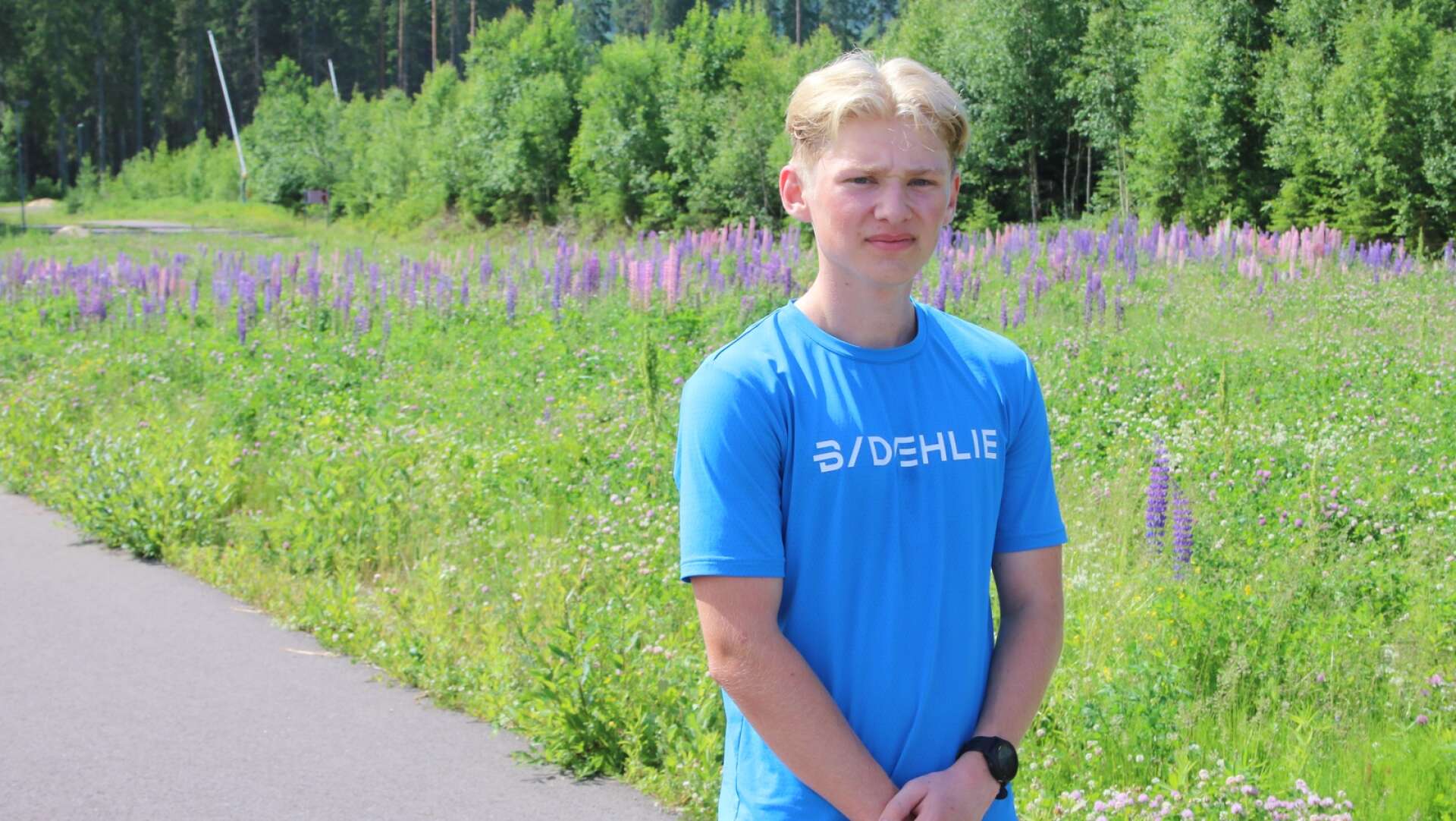 Hjalmar Wilhelmsson har precis avslutat sitt första år på skidgymnasiet i Torsby. 