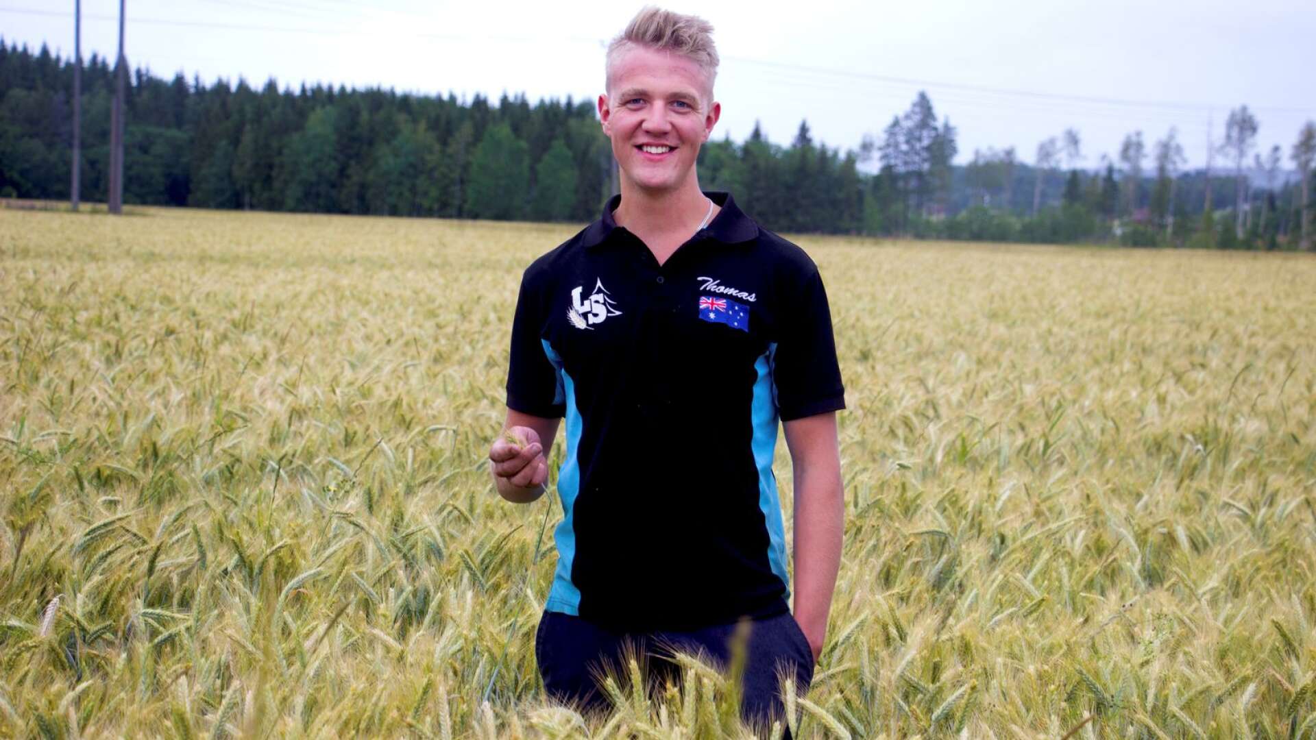 Thomas Danielsson ser fram emot att ta över familjens gård i framtiden.